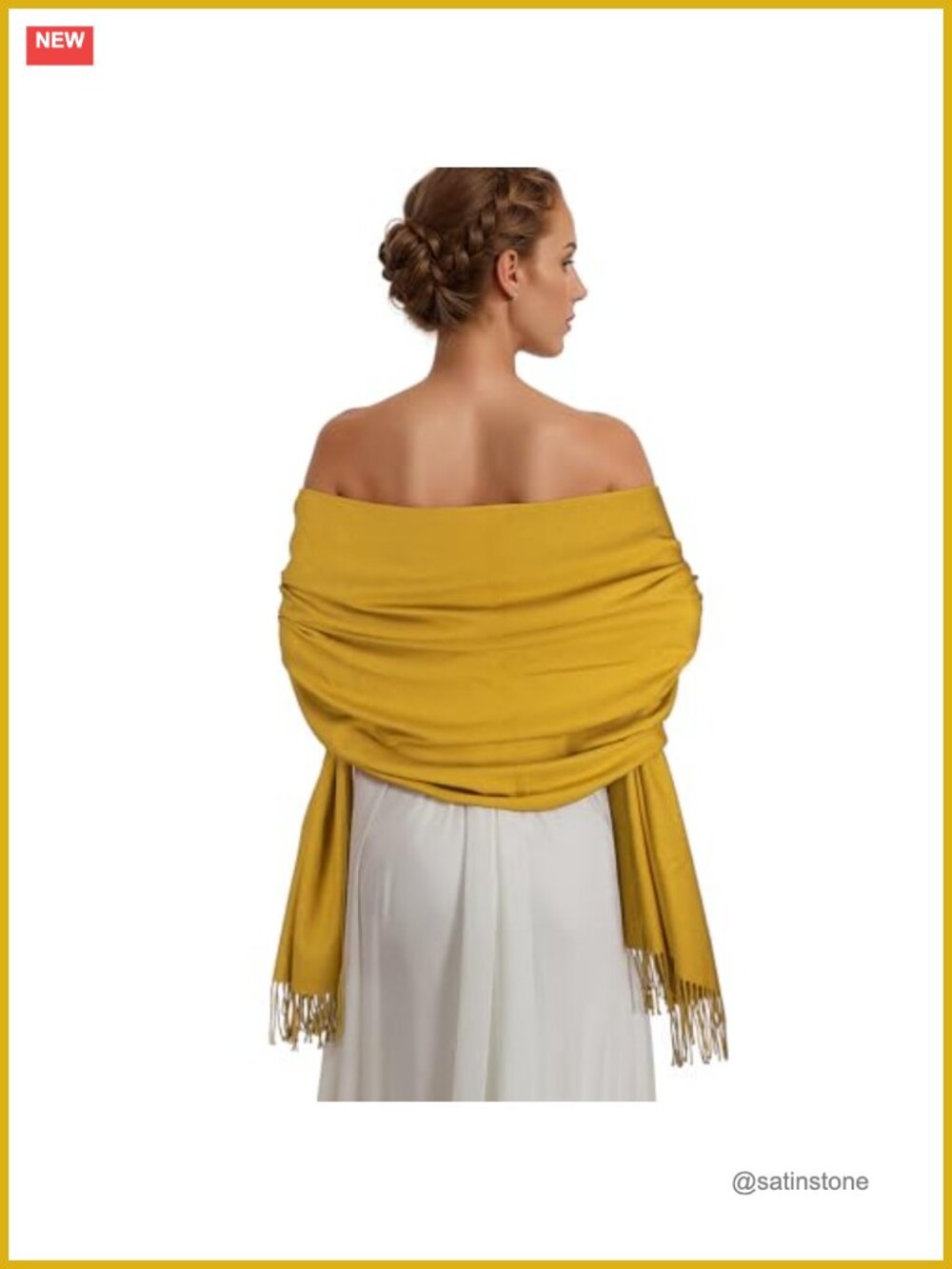 Pashmina Shawl Wrap Women Soft Winter Scarf Evening Dress Wedding Shawl
